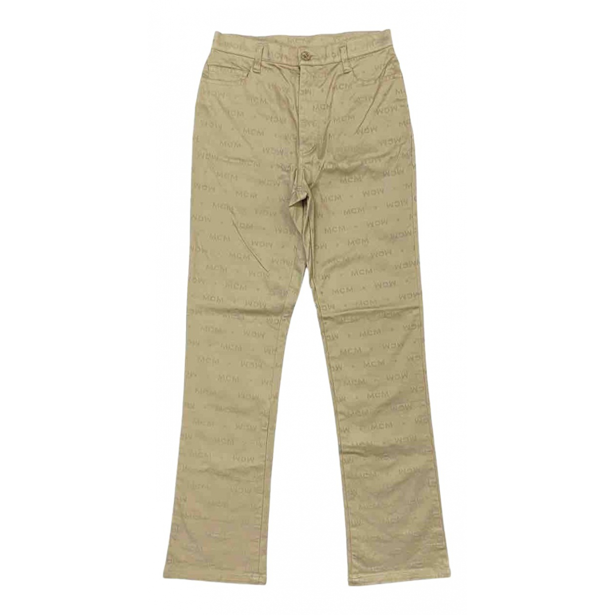 Jeans MCM Khaki size 29 US in Cotton 